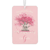 Watercolor Meditating Buddha Personalized Luchtverfrisser (Achterkant)