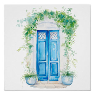 Watercolor Mediterraan Perfect Poster