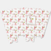 Watercolor Merry Mahjong Christmas Cocktail Party Bedankdoosjes (Ongevouwen)