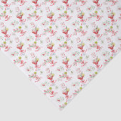 Watercolor Merry Mahjong Christmas Cocktail Party Tissuepapier (Detail)