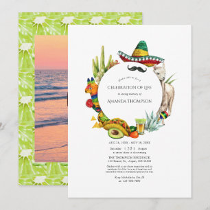 Watercolor Mexicaans Fiesta Levensfeest Kaart
