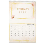 Watercolor Modern Butterfly Aesthetic Kalender (Feb 2026)