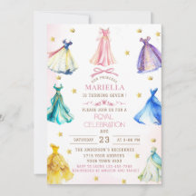 Watercolor moderne prinsessenjurken koninklijke me