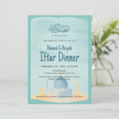 Watercolor Mosque Ramadan Iftar Party Invitation (Debout devant)