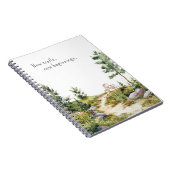 Watercolor Mountain Trail Carnet spiral (Côté Droit)