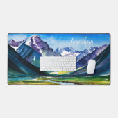 Watercolor Mountains Paysage Pittoresque (Clavier et souris)