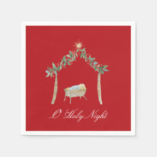 Watercolor Nativity  Servet