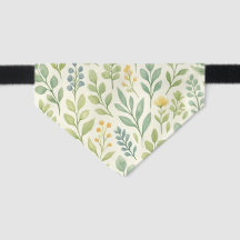 Watercolor Nature Pattern 