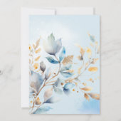 Watercolor New Year's Eve Party Kaart (Achterkant)