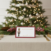 Watercolor Nutcracker Red Christmas Holiday