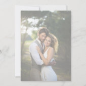 Watercolor Olive Branch Photo Wedding Invitation (Dos)