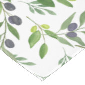Watercolor Olive Pattern Tafelkleed (Gekanteld)