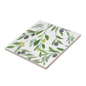 Watercolor Olive  Tegeltje (Zijkant)