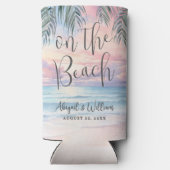 Watercolor Op De Bruiloft Aan Zee (Achterkant)