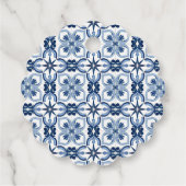 Watercolor Orange Spritz Grazie Bedankjes Labels (Achterkant)