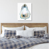 Watercolor Oyster  Canvas Afdruk (Insitu (Slaapkamer))