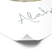 Watercolor Oysters- Customizeable Vertical Design Foto Afdruk (Hoek)