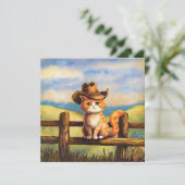 Watercolor Painted Cat Dad Kaart (Staand voorkant)