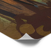 Watercolor Painted Cat Dad Poster (Hoek)