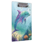 Watercolor painted dolphin klembord (Rechts)