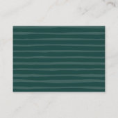 Watercolor Palm Mariage Hotel Hébergement Cartes (Dos)