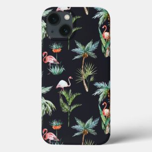 Watercolor Palm Patroon iPhone 13 Hoesje