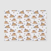 Watercolor Pancakes Berries Breakfast Brunch Tissuepapier (Voorkant)