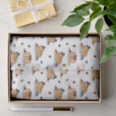 Watercolor Pancakes Berries Breakfast Brunch Tissuepapier (Geschenk)