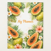 Watercolor Papaya Planner (Voorkant)