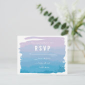 WATERCOLOR PASSION Bat mitzvah Invitation (Debout devant)