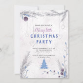 Watercolor Pastel Festive Fête Invitation (Devant)