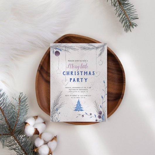 Watercolor Pastel Festive Fête Invitation