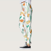 Watercolor Pastel Lente Bloemstuk leggings (Links)