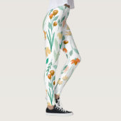 Watercolor Pastel Lente Bloemstuk leggings (Rechts)