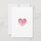 Watercolor pastèques fête d'anniversaire merci (Dos)