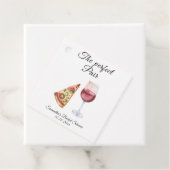 Watercolor Perfect Pair Bruiloft Feest Bedankjes Labels (In situ)