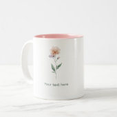 Watercolor Personalized Coffee Mug (Devant gauche)