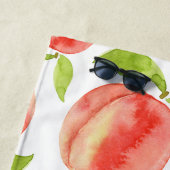 Watercolor Perzik Patroon Strandlaken (In situ)