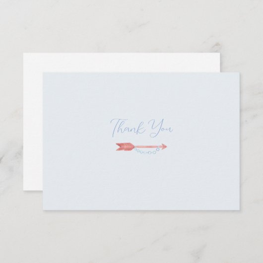 Watercolor Pijl Studentenvereniging Briefkaart (Voorkant / Achterkant)