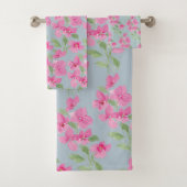 Watercolor Pink Floral Pattern (En situation)