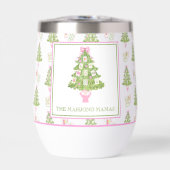 Watercolor Pink Mahjong Christmas Tree Party (Avant)