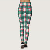 Watercolor Plaid Christmas Leggings for Women (Dos)