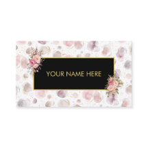 Watercolor Polka Make-up Salon