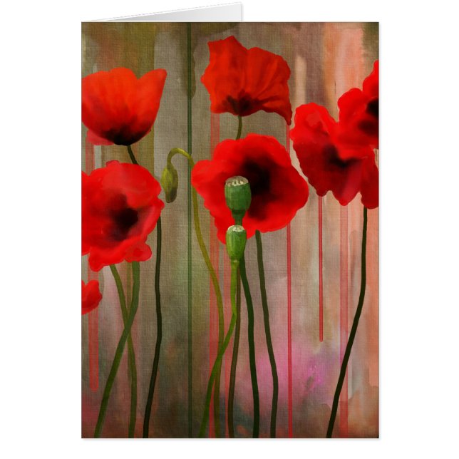Watercolor Poppies (Voorkant)