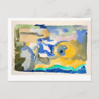 Watercolor postcards show nr 6 briefkaart