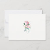Watercolor Protea RSVP Cards (Achterkant)