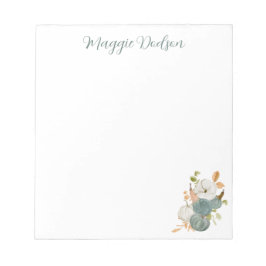 Watercolor Pumpkin Notepad Notitieblok