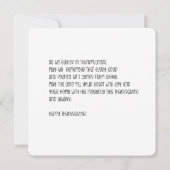 Watercolor pumpkins, plaid and candles kaart (Achterkant)