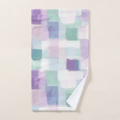 Watercolor Purple Floral  (Serviette à main)