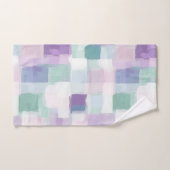 Watercolor Purple Floral  (Serviette à main)